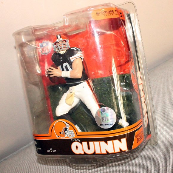 3/$77❤️Cleveland Browns BRADY QUINN action figure Sportspicks 2007 McFarlane NFL - Picture 1 of 7